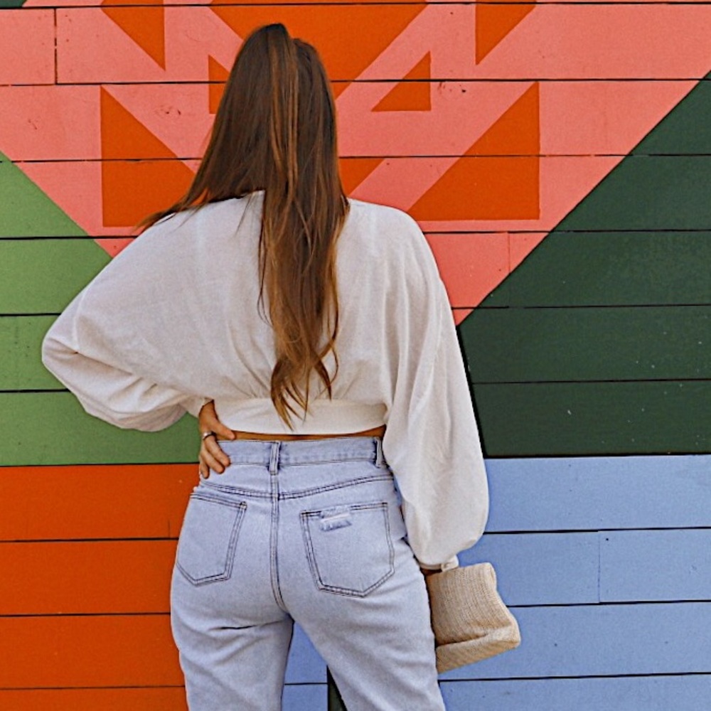 Brand New White BOHO crop top - Picture 9 of 14